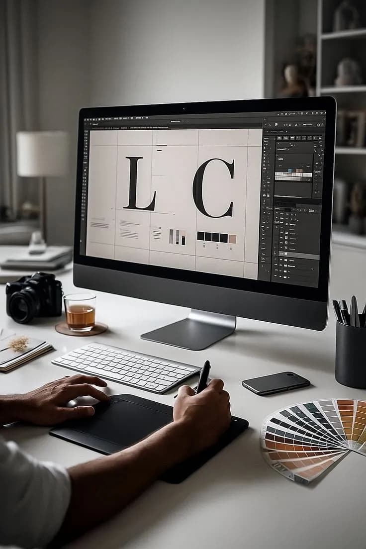 Branding e Identidad - Aura Film Manta, Ecuador - Más que solo un logo. Construimos sistemas de identidad completos incluyendo tipografía, paletas de color y pautas de voz de marca que te diferencian.